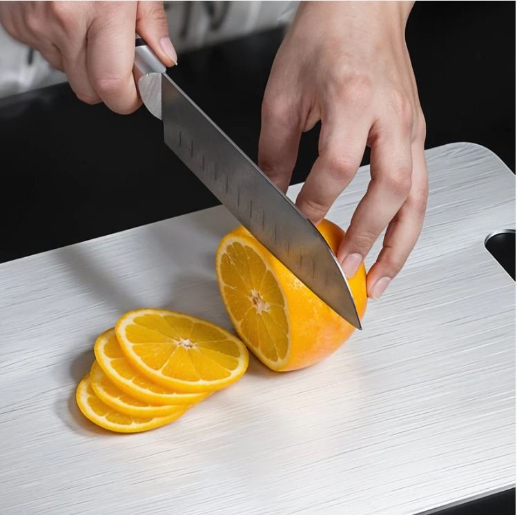 Premium Stainless Steel Cutting Board 229mm x 330mm (1 Pc)_8265 - Image 2